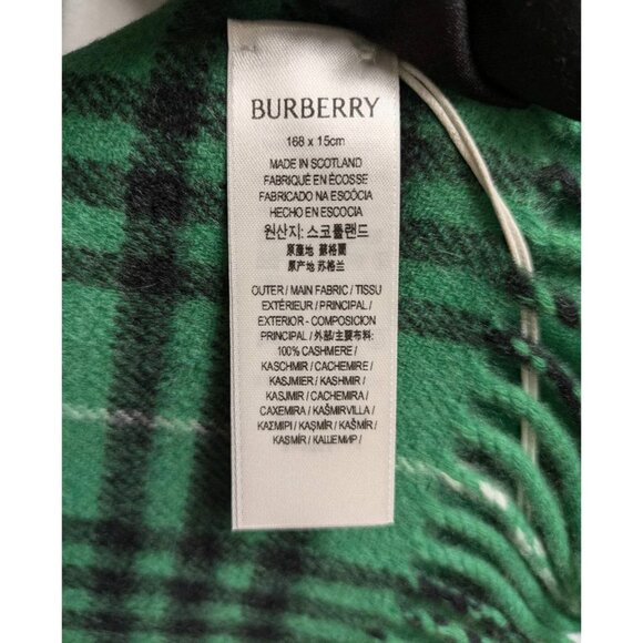 Burberry Vintage Check Cashmere Scarf Caterpillar 8073961 - Picture 8 of 10
